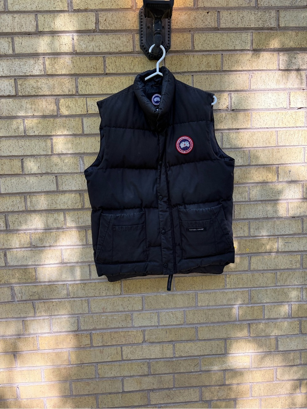 Canada Goose Black Down  Vest Jacket in good condition